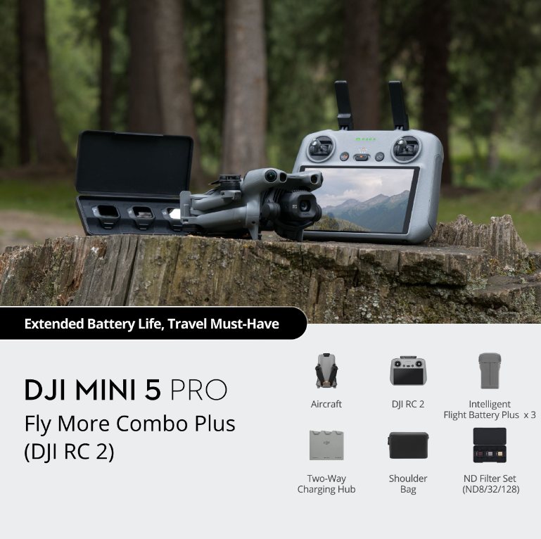 DJI Mini 5 Pro Combo + FlySafe Pro Kit - AIM Robotics