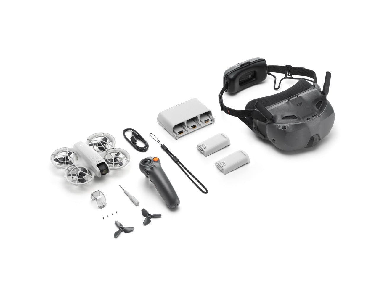DJI Neo Quadcopter Drone Motion Fly More Combo with Camera, Motion Controller & Goggles N3 - AIM Robotics
